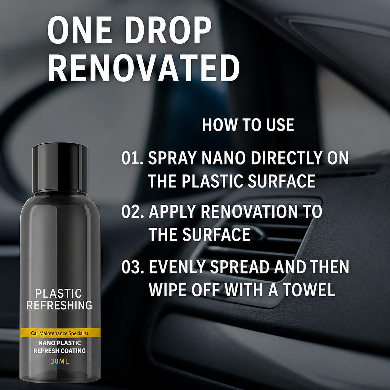 Autowachs | Nano Beschichtung | UV Schutz | PlastiRevive