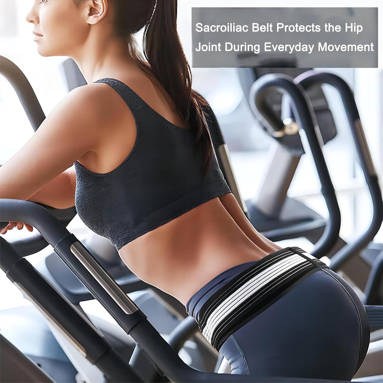 BackTherapy Rückenband | Linderung bei Ischias & Rückenschmerzen | Verstellbarer Hüftgurt | 50% Rabatt