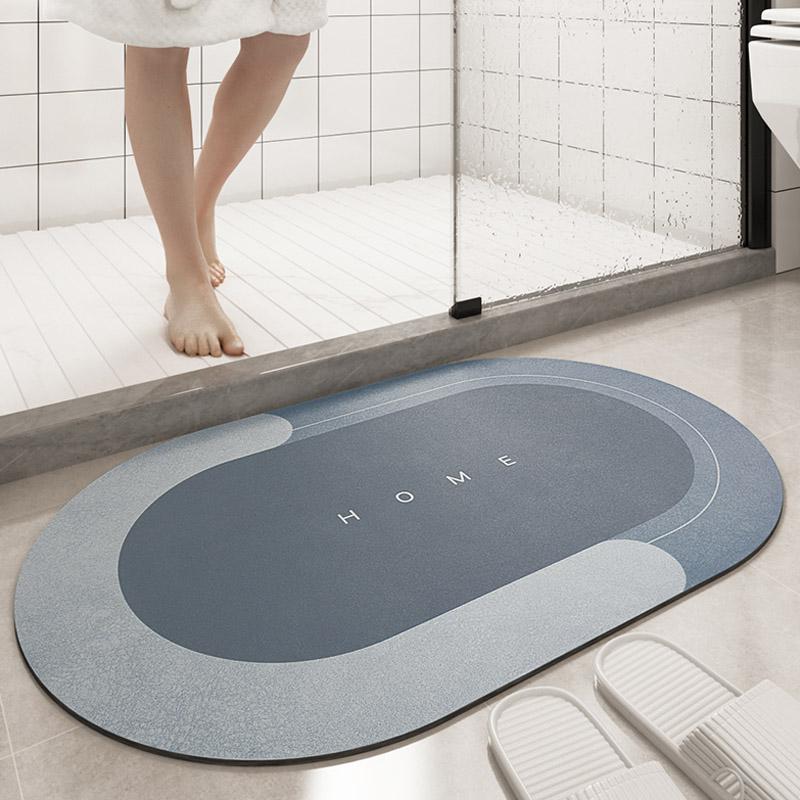 Badematte Schnelltrocknend | Superabsorbierend Mikrofaser | Rutschfest | Aquasoft