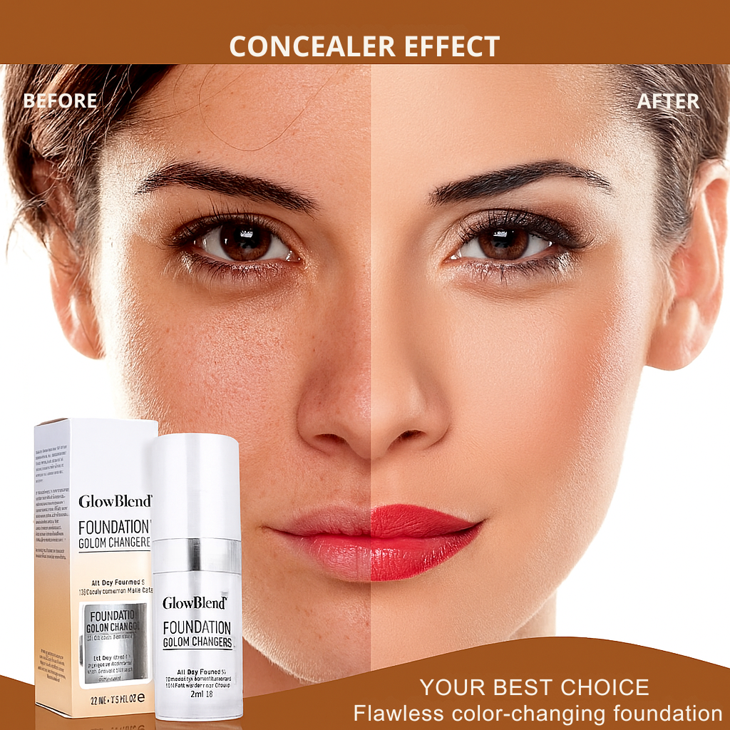 Bilden | Foundation mit Farbwechsel | Natürliches Glow-Finish | GlowBlend