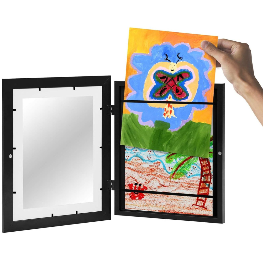 Bilderrahmen | Kunstwerke schnell wechseln | Magnetverschluss, Frontöffnung | FrameJoy