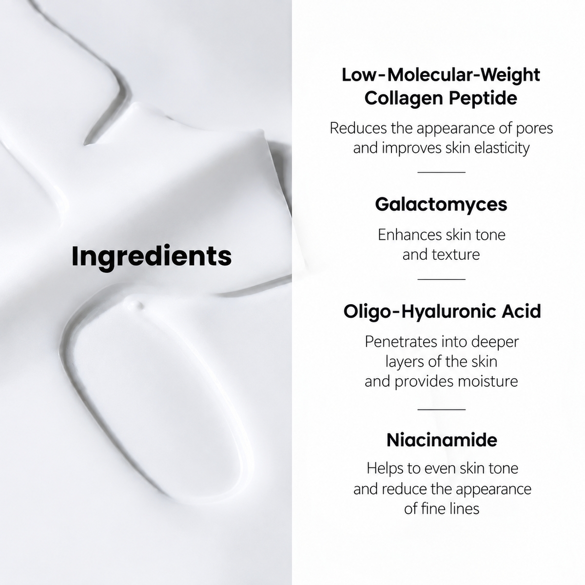 Bio-Kollagen Gesichtsmaske für Damen | 34 ml Serum mit Hyaluronsäure & Niacinamid | Intensive Anti-Aging Feuchtigkeitspflege