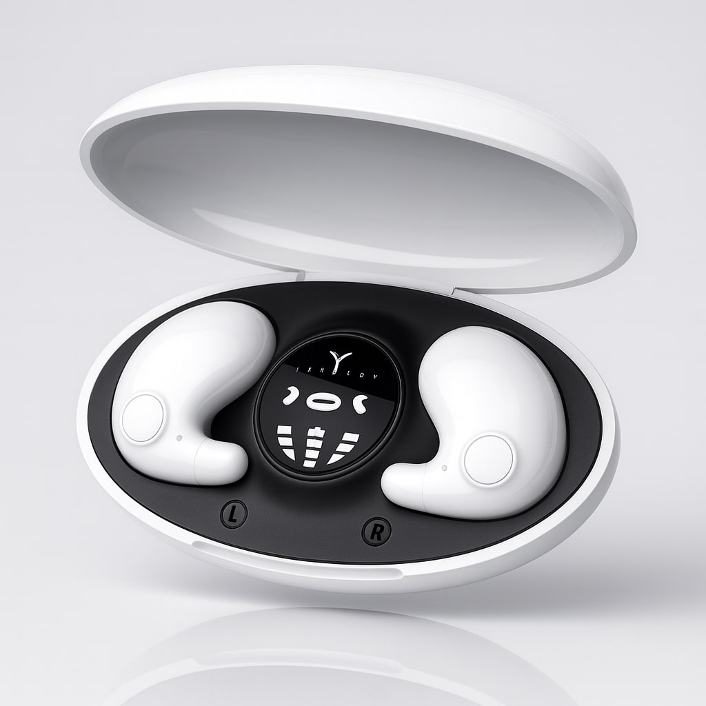 Bluetooth-Schlafkopfhörer | zum Tragen im Liegen, mit Ladecase | für Seitenschläfer | DreamTone