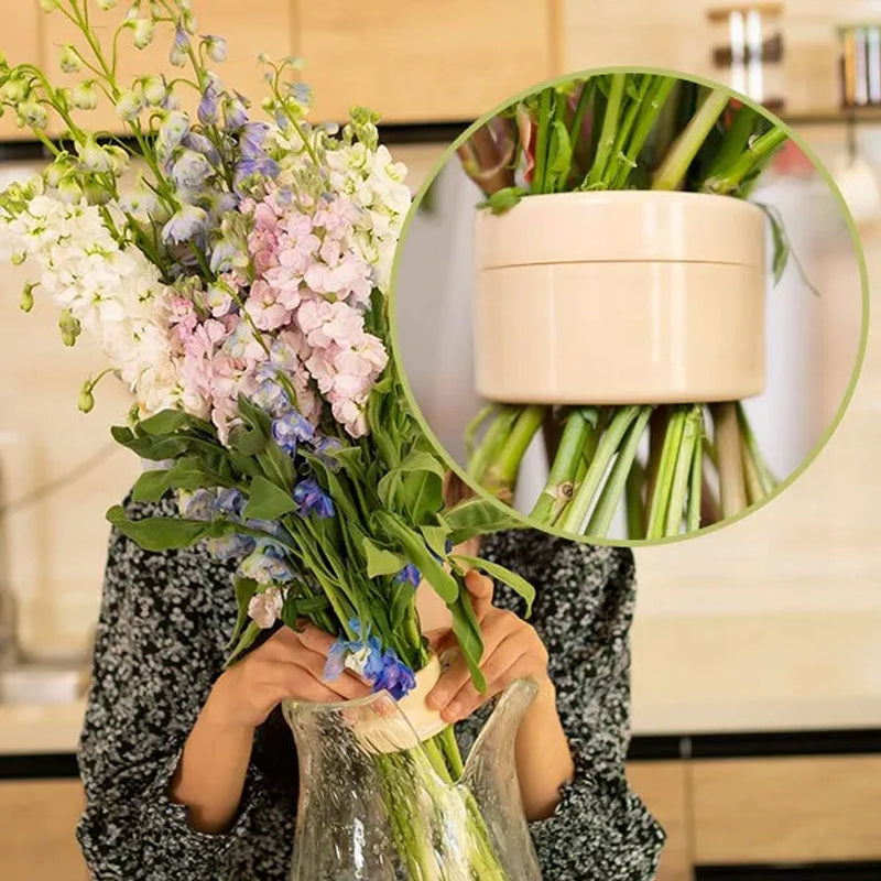 Blumenorganisator | ABS Keramik-Optik | Stabile Blumenarrangements | Stemly