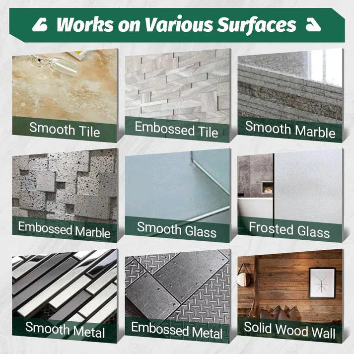 Bohrfreier Montagekleber | Wasserfest | Für Haken Regale Fliesen | WallBond