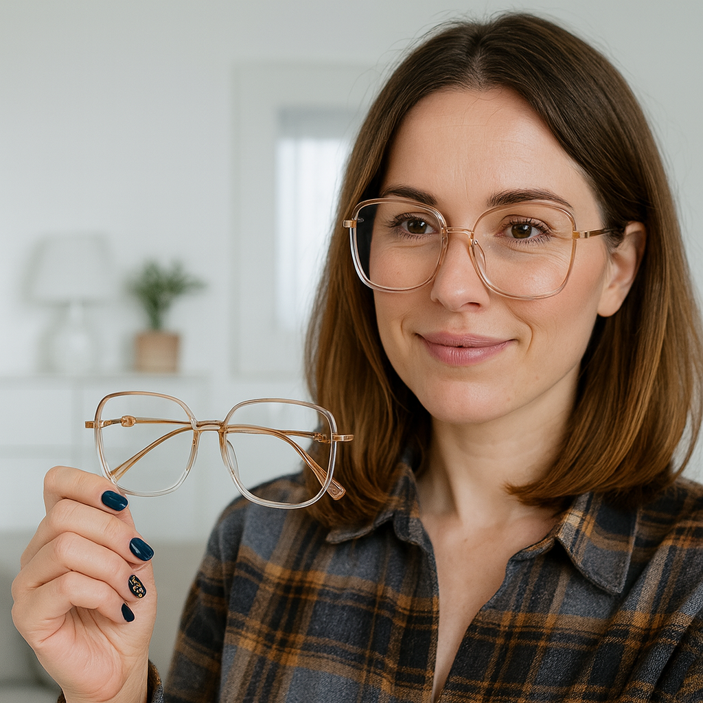 Brille | Entspiegelt und kratzfest | Leichter Rahmen Komfort | ClearGuard