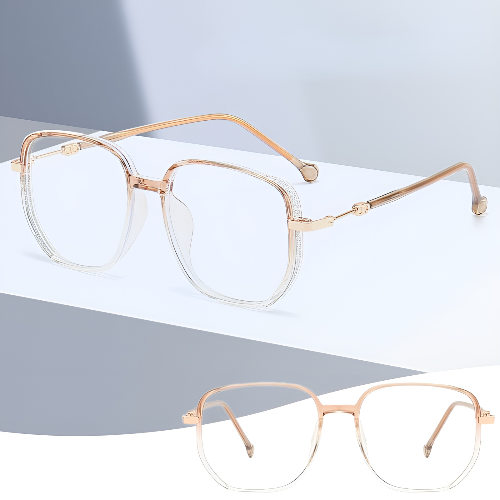 Brille | Entspiegelt und kratzfest | Leichter Rahmen Komfort | ClearGuard