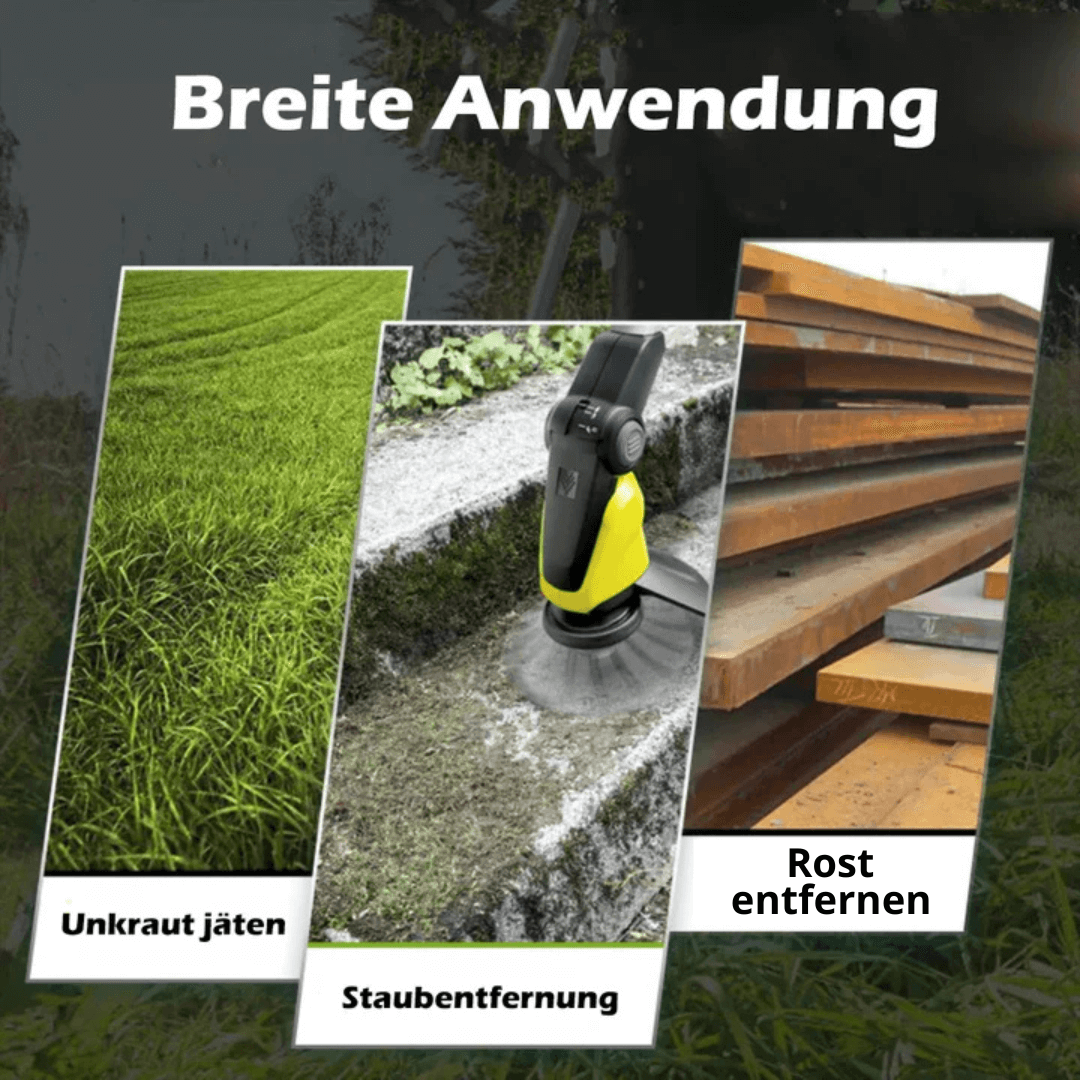 Rasentrimmer | Mühelose Rasenkanten Pflege | Rotierender Drahtkopf | WeedWhirl