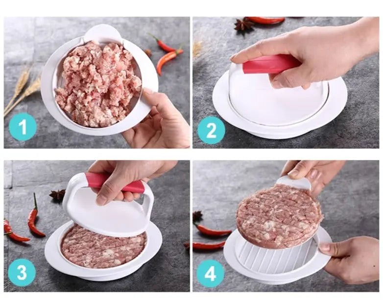 Burger-Pattymacher | Gleichbleibende Form | Antihaftbeschichtung | BurgerPressa