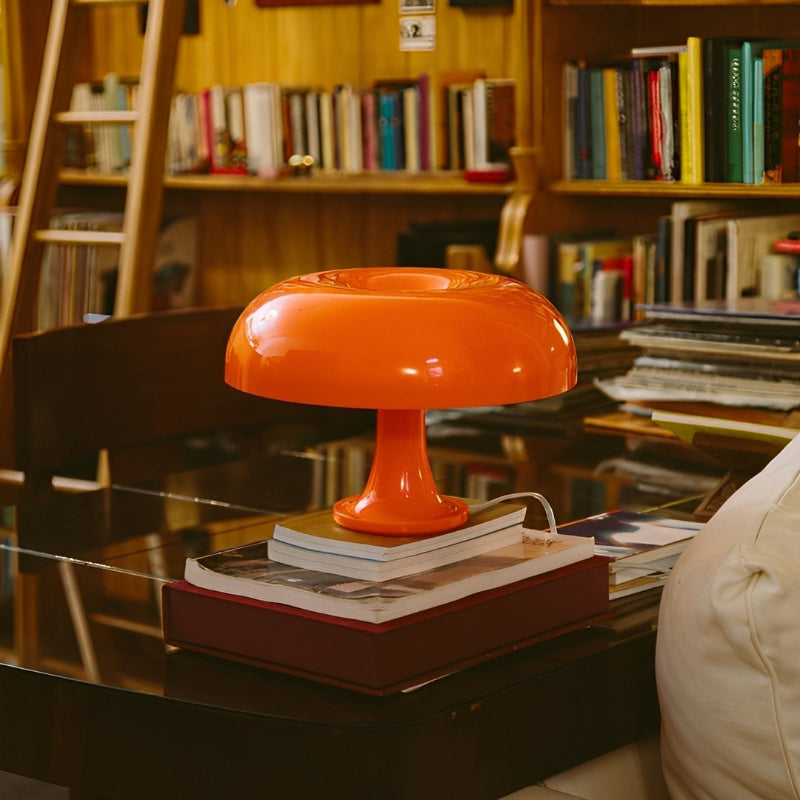 Stolní lampa ve tvaru houby | Stmívatelná, tři barvy světla | Teplý retro design | SoftCap