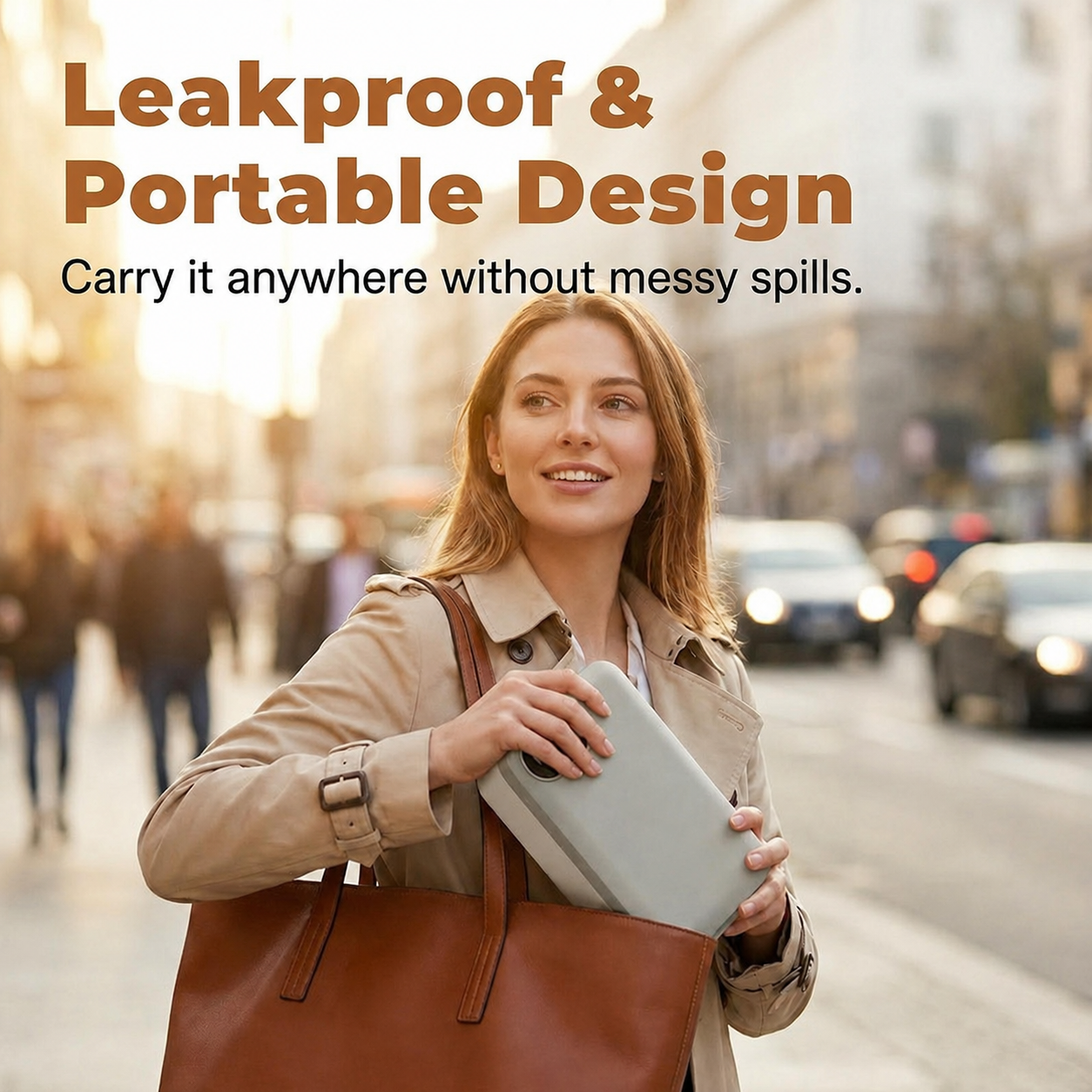 Portable Electric Lunch Box | Dry Heating, Adjustable Temperature | Leak-Proof | WarmBite