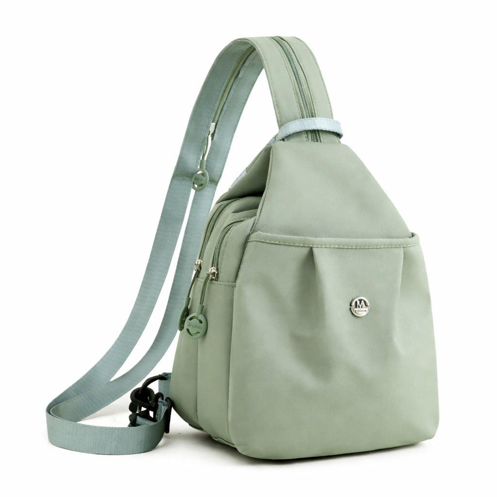 Skuldertaske med flere rum | kan bæres på 3 måder | Oxford-nylon | TrailPocket