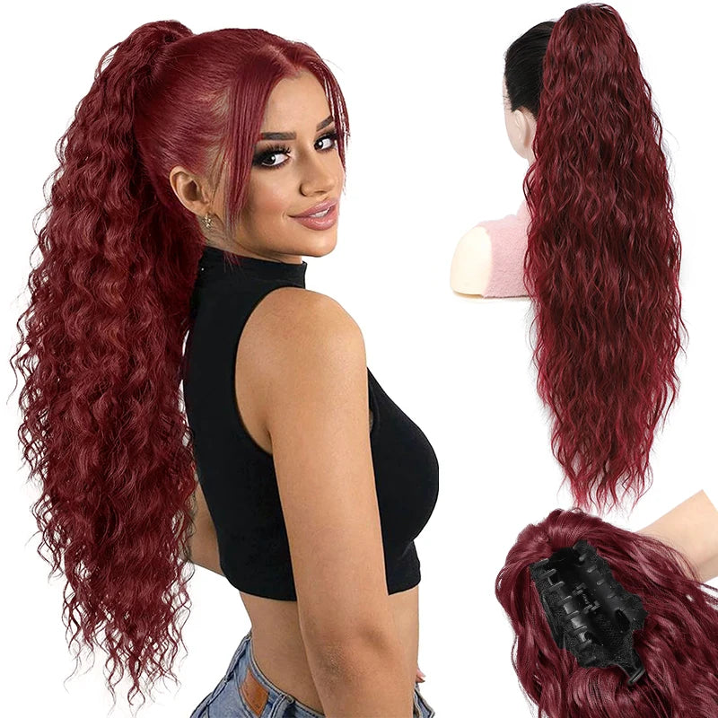 Clip-In Pferdeschwanz Extension | Sofort Volumen & Länge | VoluStyle