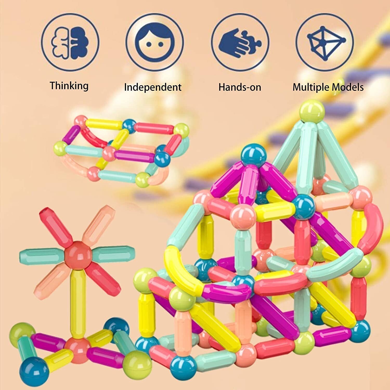 Connect-It Toy™ - Pädagogisches Magnetspielzeug für Kinder