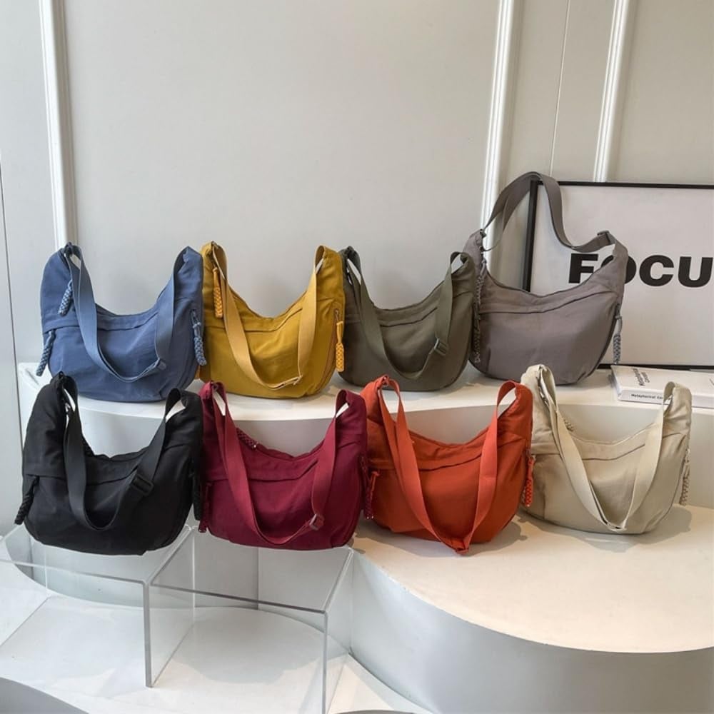 Damen Umhängetasche | Leichtes Nylon Material | Geräumige Fächer Ordnung | UrbanNyla
