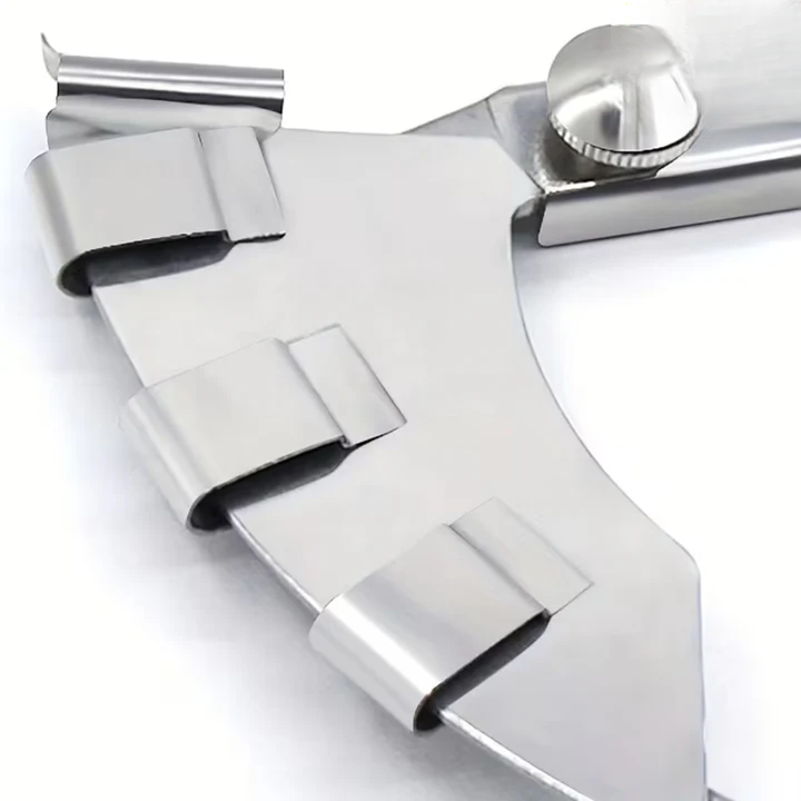 Doppelfalt-Einfassband-Aufsatz | Automatisches Doppelfalt Führen | Edelstahl | SeamGuide