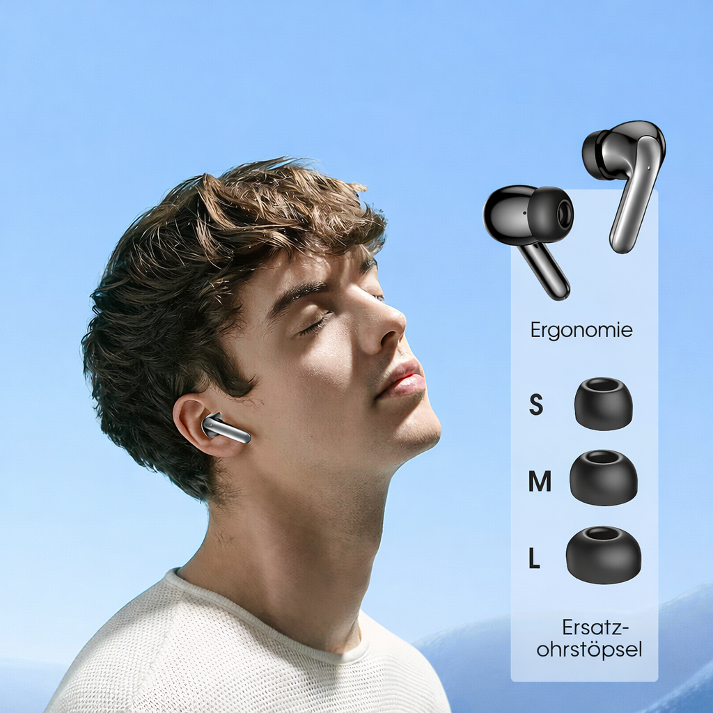 Drahtlose Ohrhörer | In-Ear Kopfhörer | Langer Hörgenuss & Klare Anrufe | Voltiva