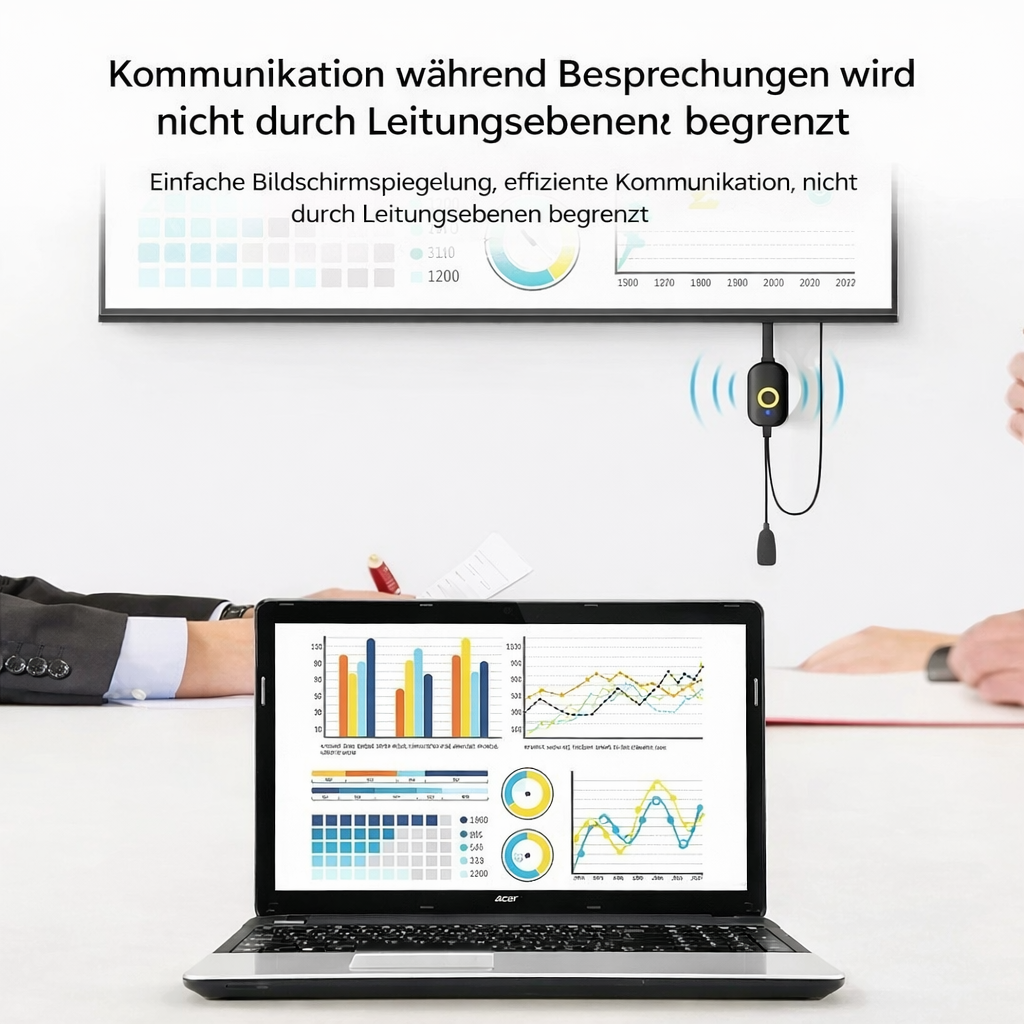 Drahtloser Display-Dongle-Adapter | HDMI-Plug-and-Play-Streaming-Gerät | StreamLink
