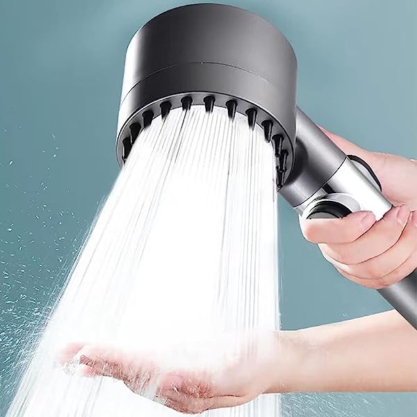 Duschkopf Hochdruck | 9-Stufiger Filter | Wassersparende Handbrause | Aquvex