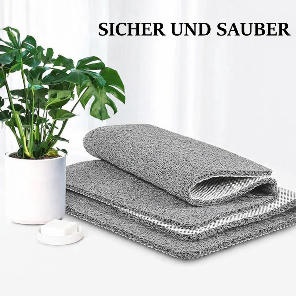 Duschmatte | Rutschfeste Badematte mit Drainage | Schnell trocknend und pflegeleicht | Aqualuxe