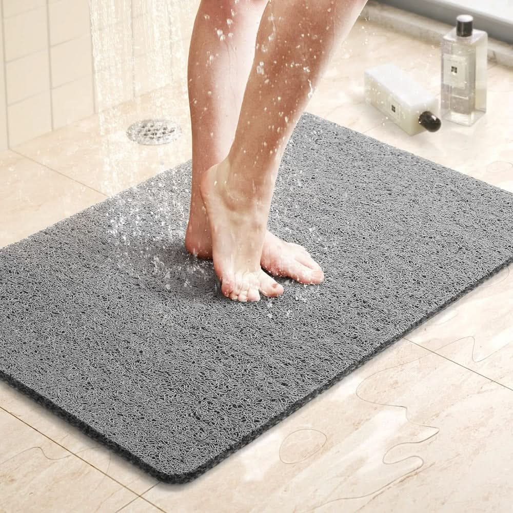 Duschmatte | Rutschfeste Badematte mit Drainage | Schnell trocknend und pflegeleicht | Aqualuxe