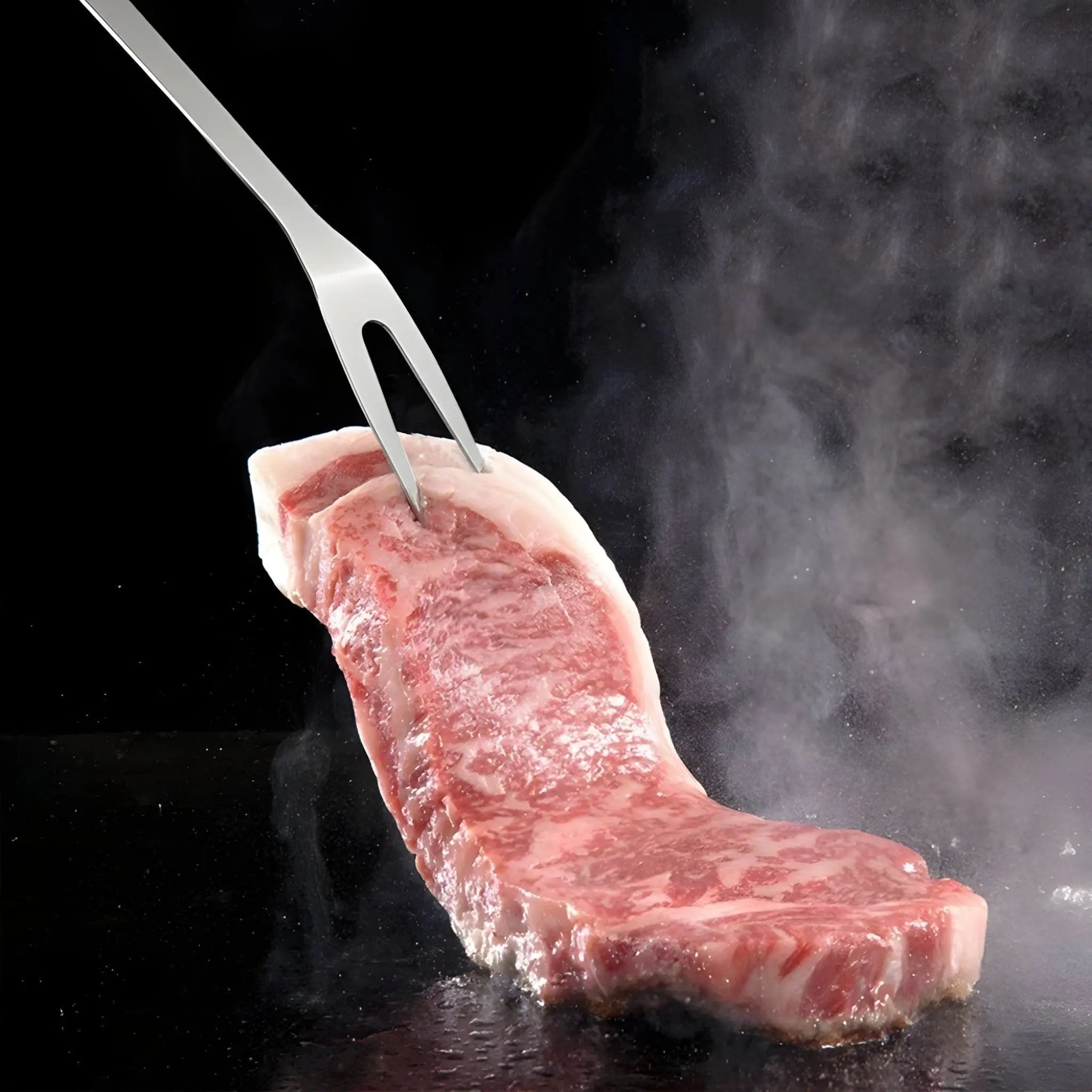 Edelstahl-Grillbesteck-Set | Mit Tragetasche für unterwegs | Sicherer Griff mit Hitzeschutz | RostRanger