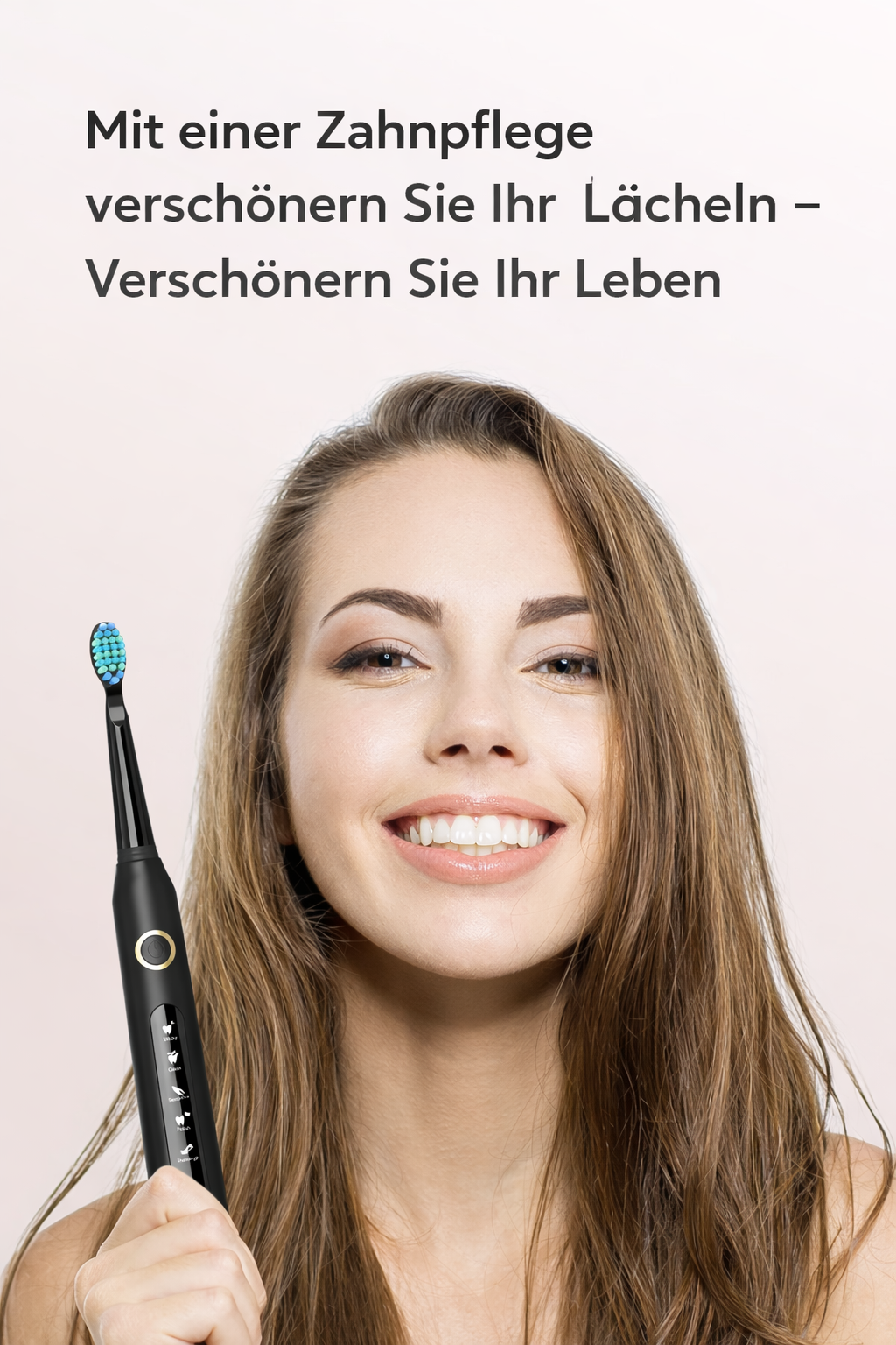 Elektrische Schallzahnbürste | 5 Reinigungsmodi | 30 Tage Akku | USB-aufladbar | FairyWill