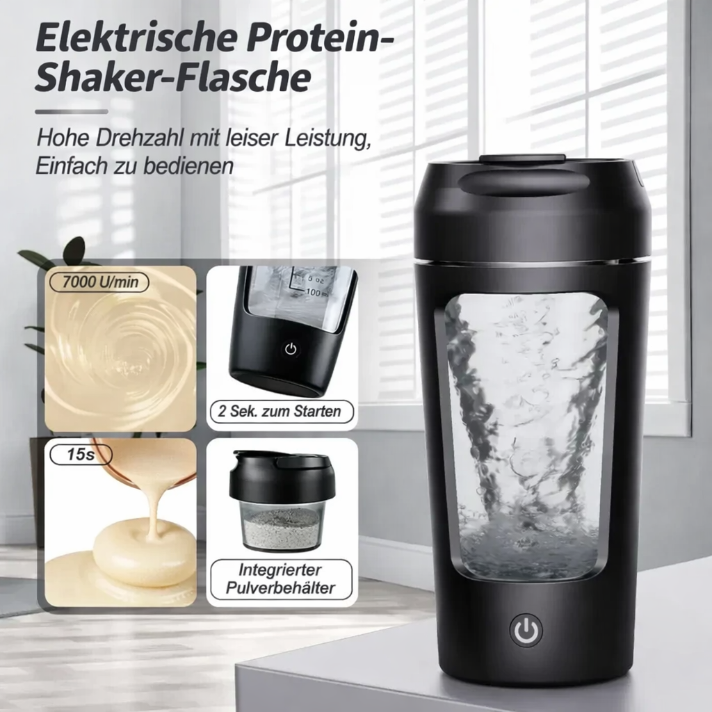 Elektrischer Protein Shaker | Selbstrührende Shaker Becher | USB Mixer Becher | BlendGo