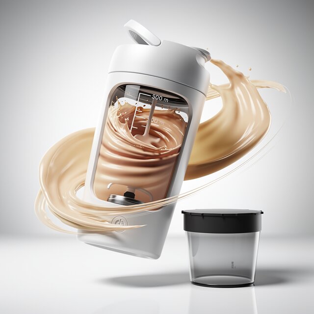 Elektrischer Protein Shaker | Selbstrührende Shaker Becher | USB Mixer Becher | BlendGo