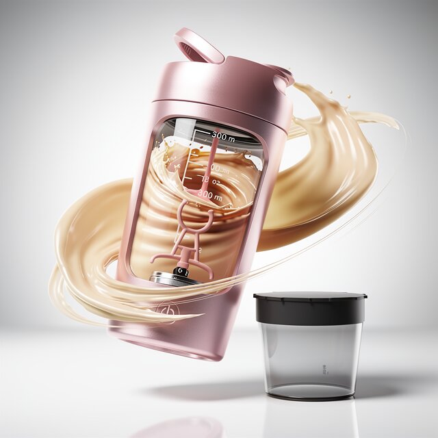 Elektrischer Protein Shaker | Selbstrührende Shaker Becher | USB Mixer Becher | BlendGo