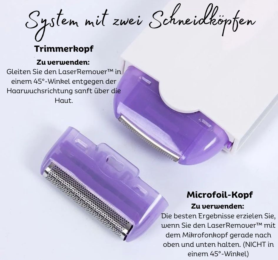 Elektrisches Haarentfernungsgerät für Frauen | Schmerzfreie Mikro-Oszillationstechnologie | LaserRemover