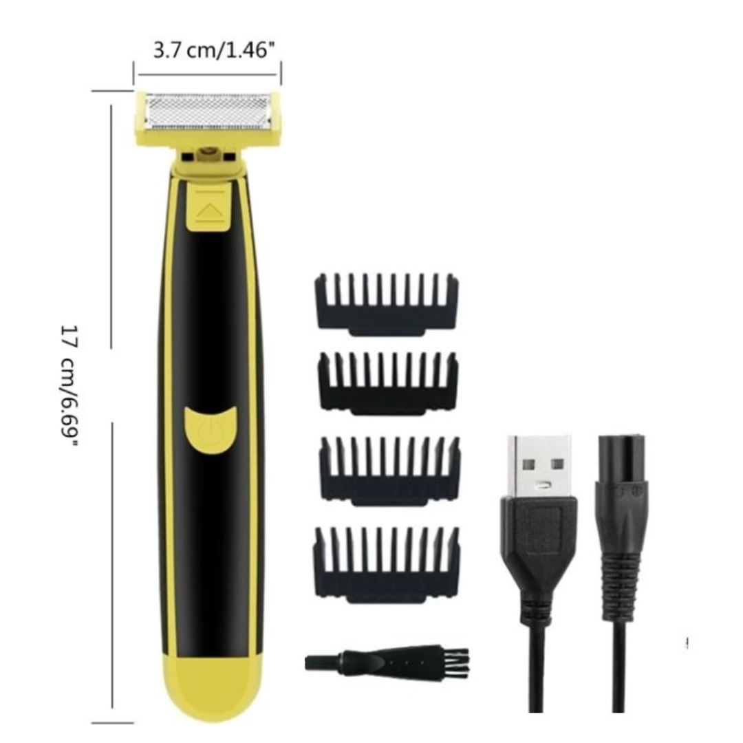 Elektrorasierer für Männer | Wasserdichter, über USB aufladbarer Trimmer | TrimEdge
