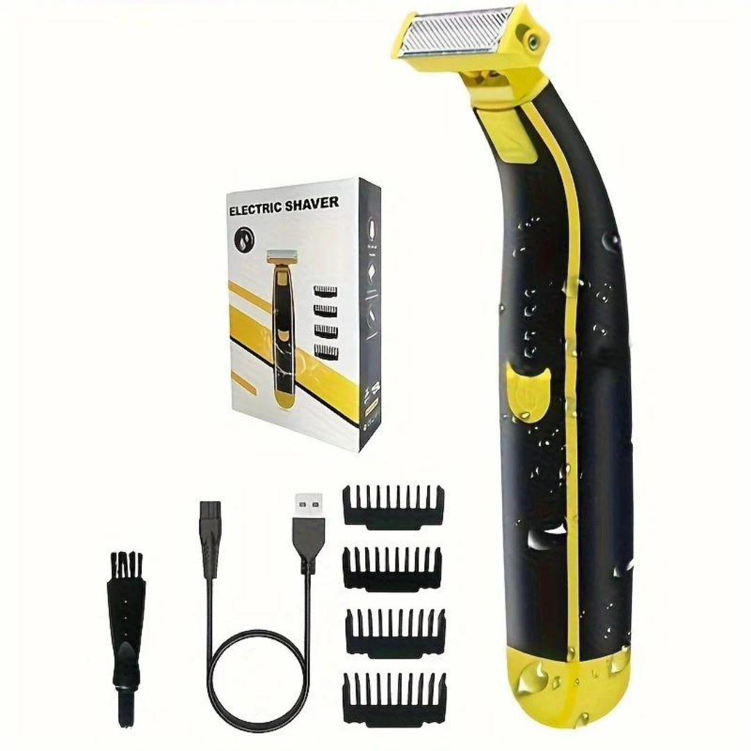 Elektrorasierer für Männer | Wasserdichter, über USB aufladbarer Trimmer | TrimEdge