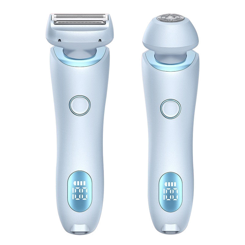 Epilierer und Rasierer | 2-in-1 Damenrasierer | Wechselköpfen & LED-Anzeige | VelaSkin