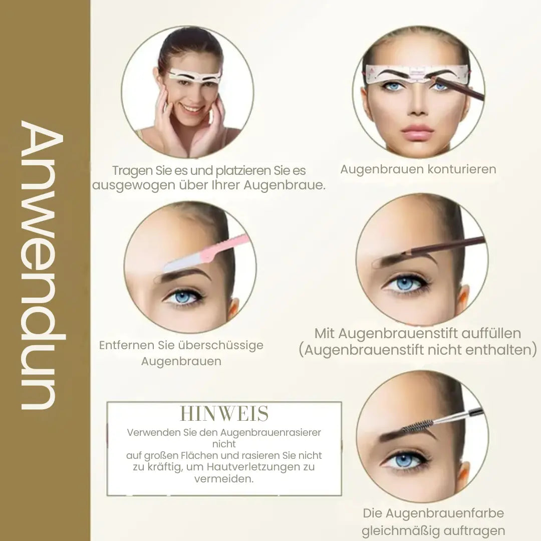EverArch™ Augenbrauen-Set – Forme in Sekunden atemberaubende, symmetrische Brauen