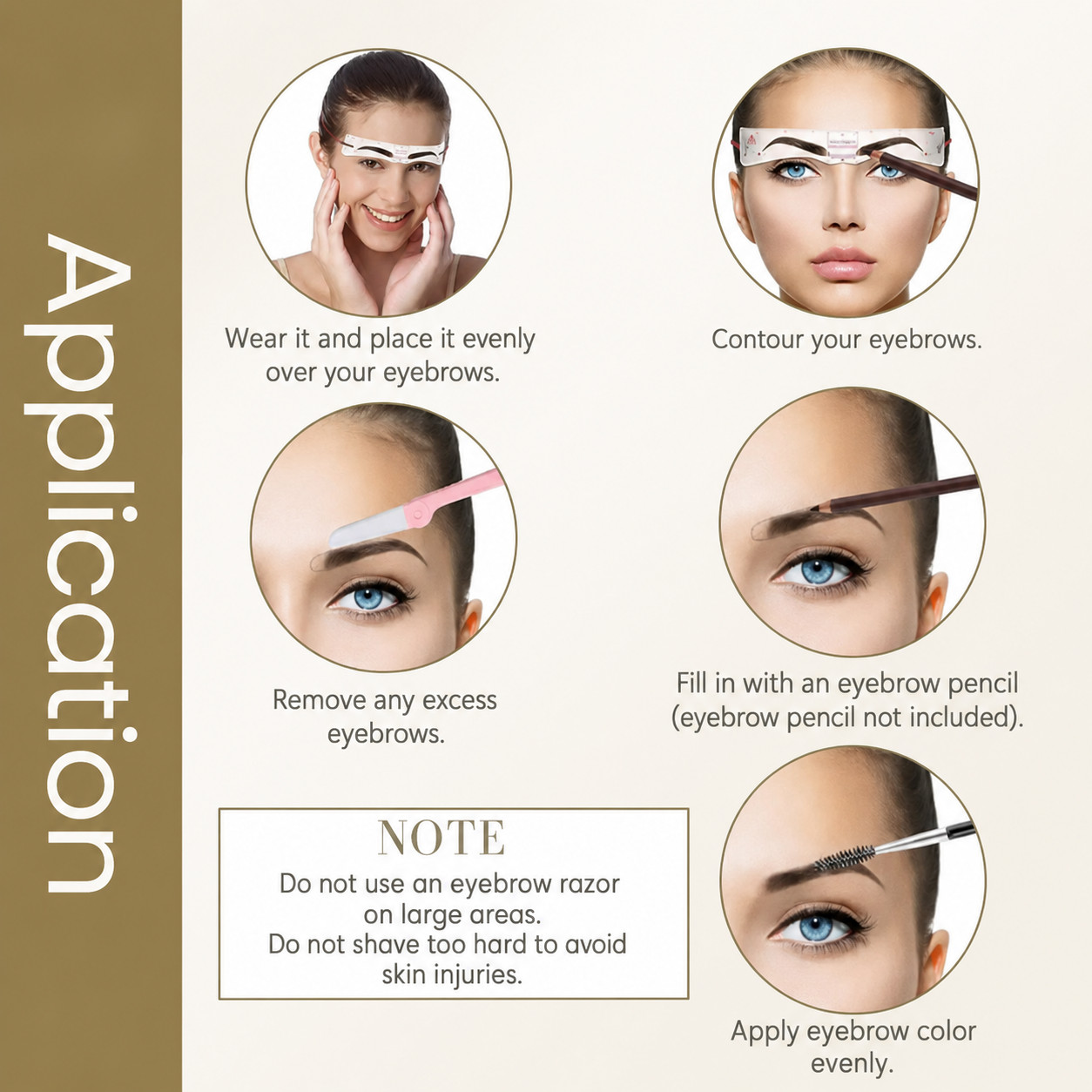 EverArch™ Augenbrauen-Set – Forme in Sekunden atemberaubende, symmetrische Brauen