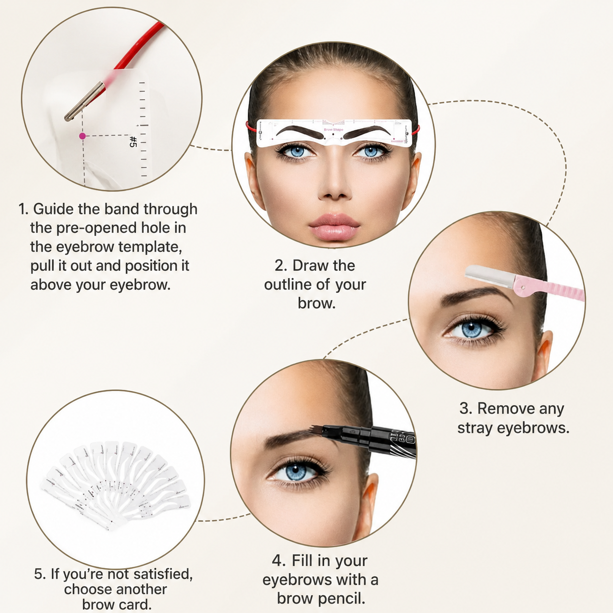 EverArch™ Augenbrauen-Set – Forme in Sekunden atemberaubende, symmetrische Brauen