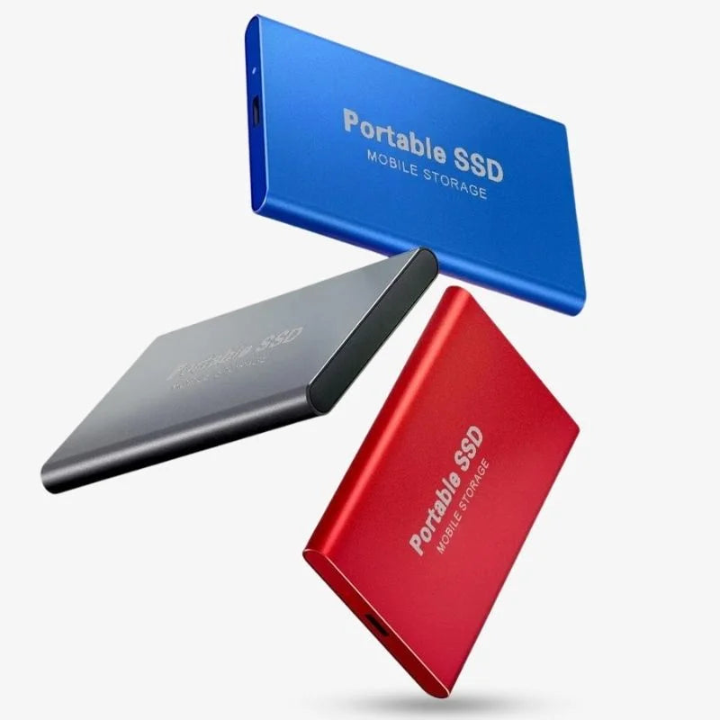 Externe SSD 128 GB | 20 MB/s Übertragung | Aluminium Stoßfest Wasserfest | Driveon