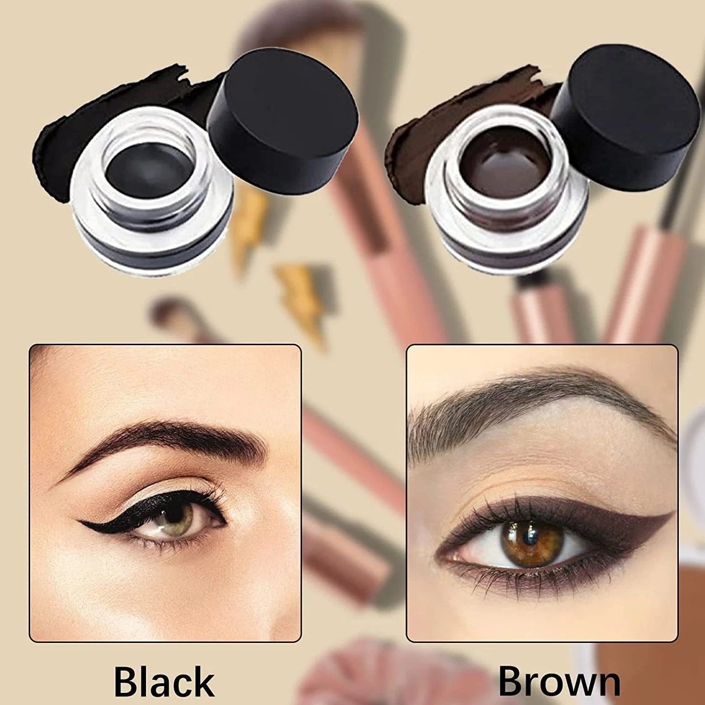Eyeliner Stift | Präzisionsspitze Kontrolle | Langanhaltend wischfest Finish | BoldStrik