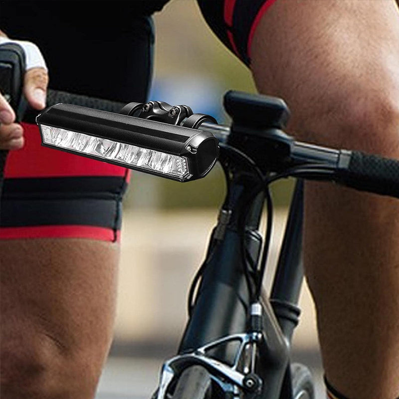 Fahrradbeleuchtung | 180-Grad-Abstrahlwinkel | Batterieanzeige | NightBeam