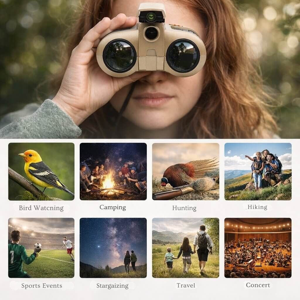 Fernglas | Klare Nachtsicht | Robust und benutzerfreundlich | NachtWandler