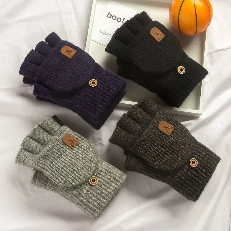 Strickhandschuhe Damen Fingerlos | Touchscreen & Warm 2