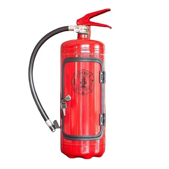 Verborgene Flaschenlagerung | Im Feuerlöscher-Design | Dekorativer Getränkeschrank | Hidebar