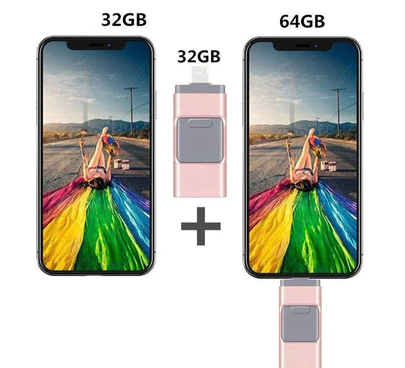 Flashdrive USB | Multi-Connector-Smartphone-Speicher | MemoryGo