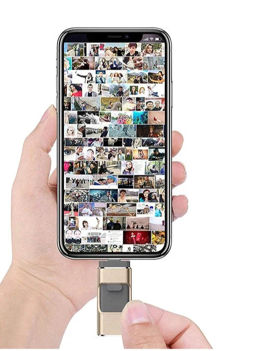 Flashdrive USB | Multi-Connector-Smartphone-Speicher | MemoryGo
