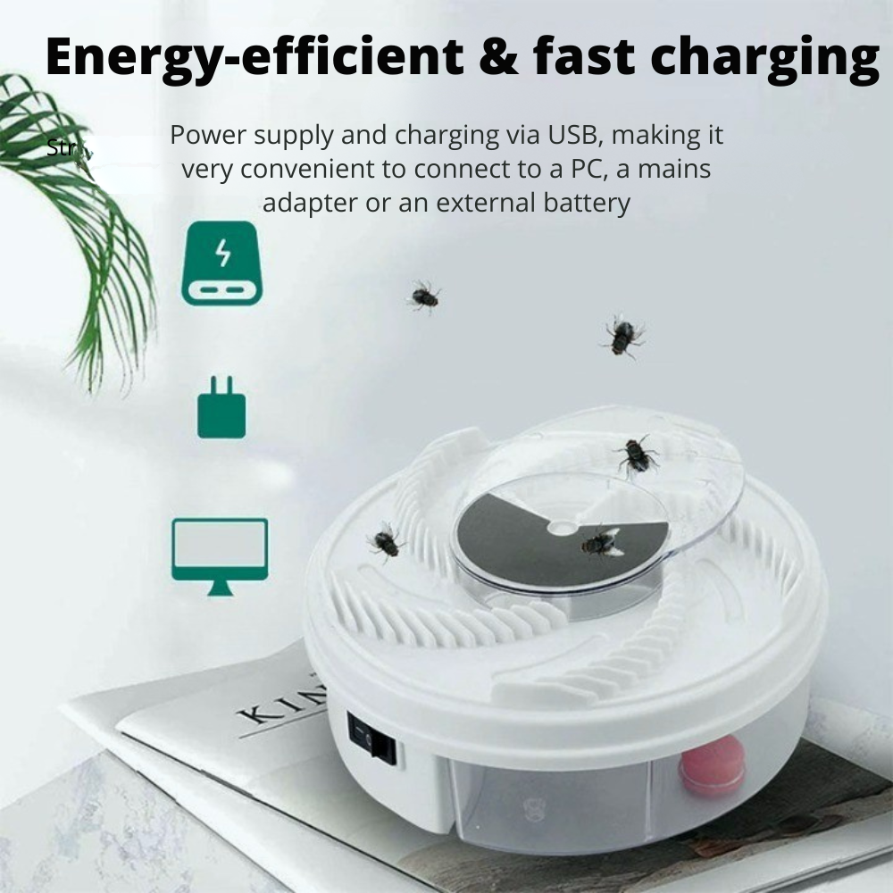 Fliegenfalle | Leise Insektenfalle ohne Chemikalien | Köderfallen | SilentCatch