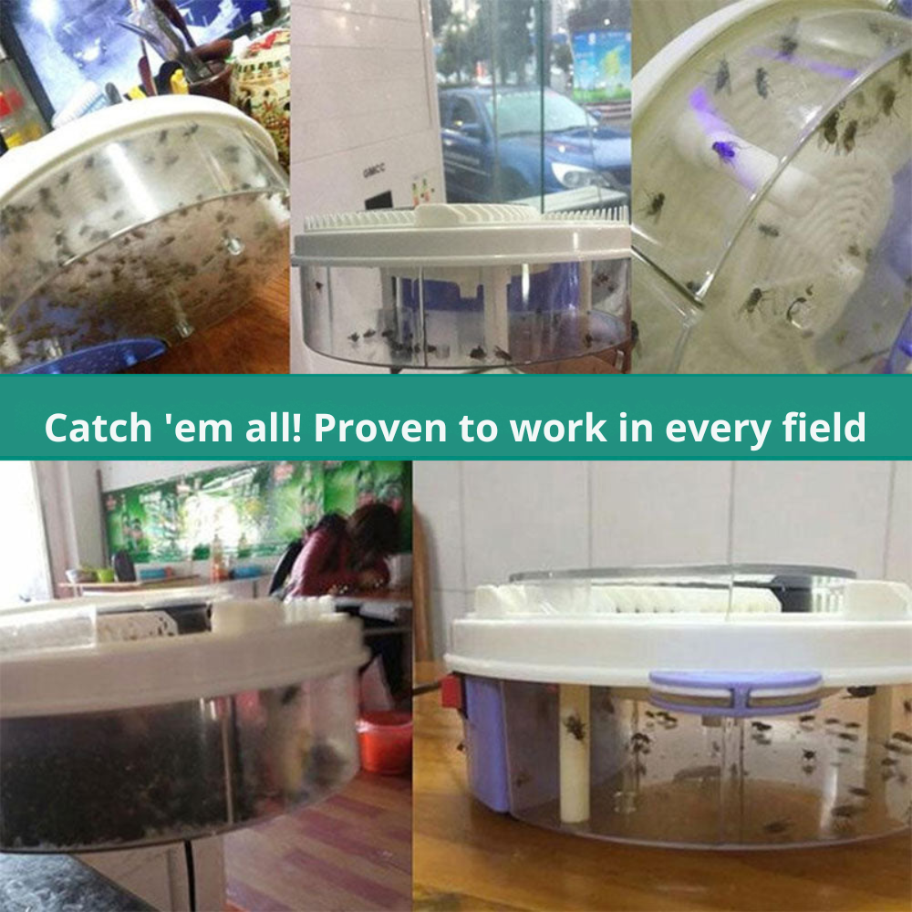 Fliegenfalle | Leise Insektenfalle ohne Chemikalien | Köderfallen | SilentCatch