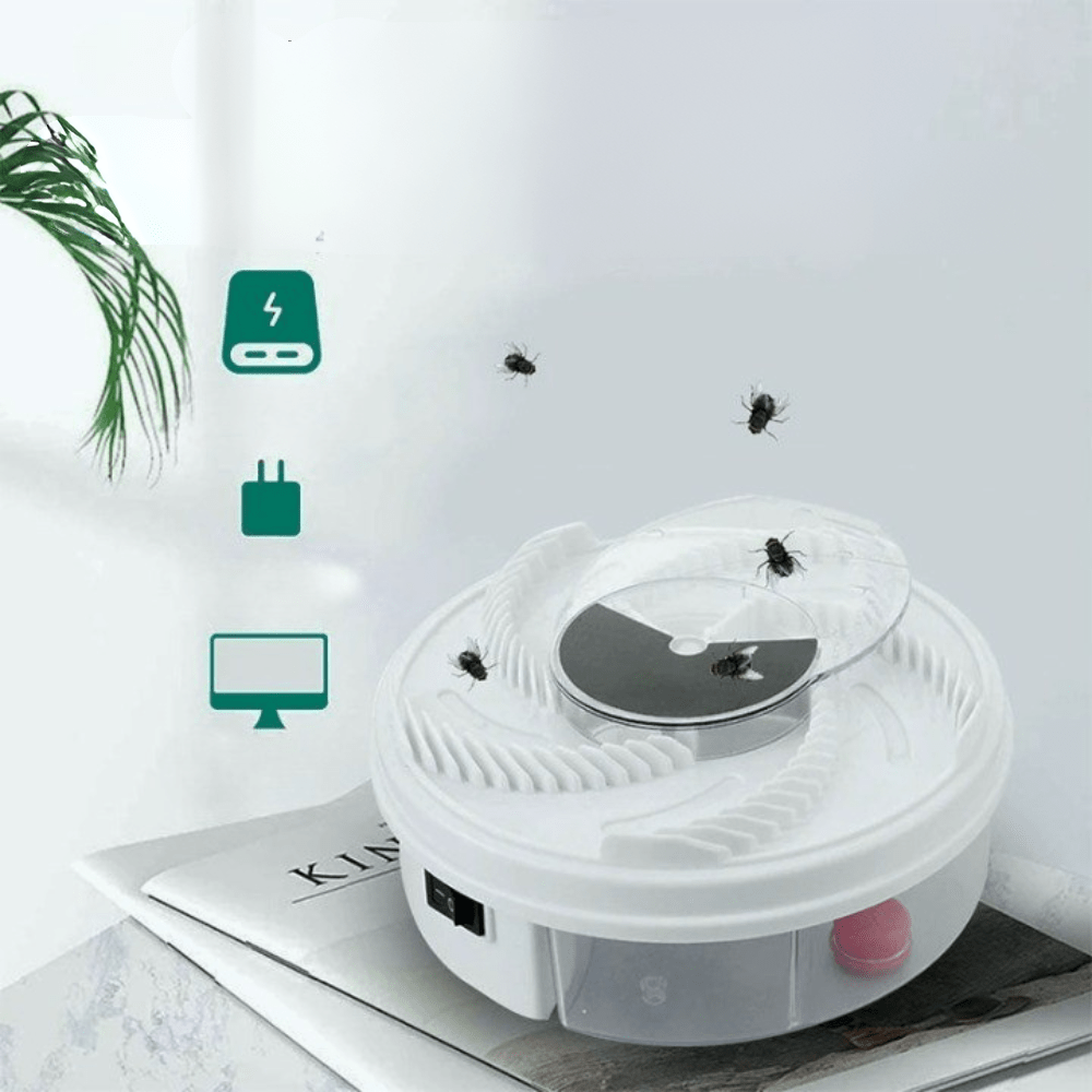 Fliegenfänger elektrisch USB | Geräuscharmer Betrieb | Ohne Chemie | Buzzoff