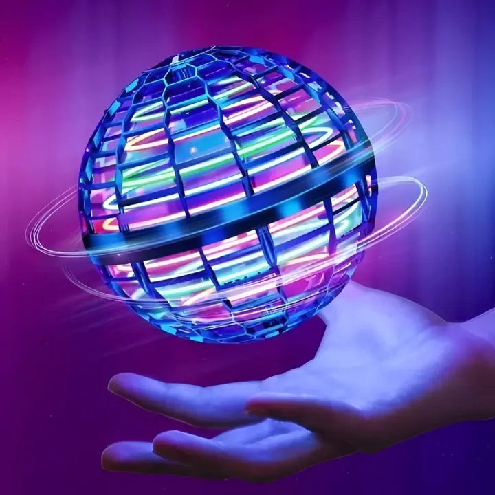 Flugball | LED Bumerang Kugel zum Werfen | Wiederaufladbar und robust | NeoGlide
