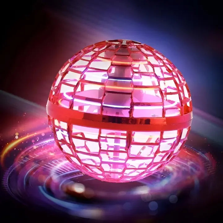 Flugball | LED Bumerang Kugel zum Werfen | Wiederaufladbar und robust | NeoGlide